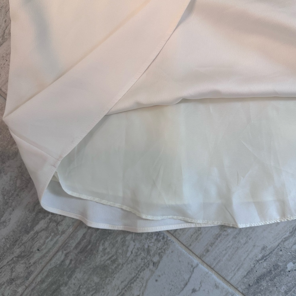 J. Crew Cream Scallop-Edge Cami Top - Picture 4 of 5